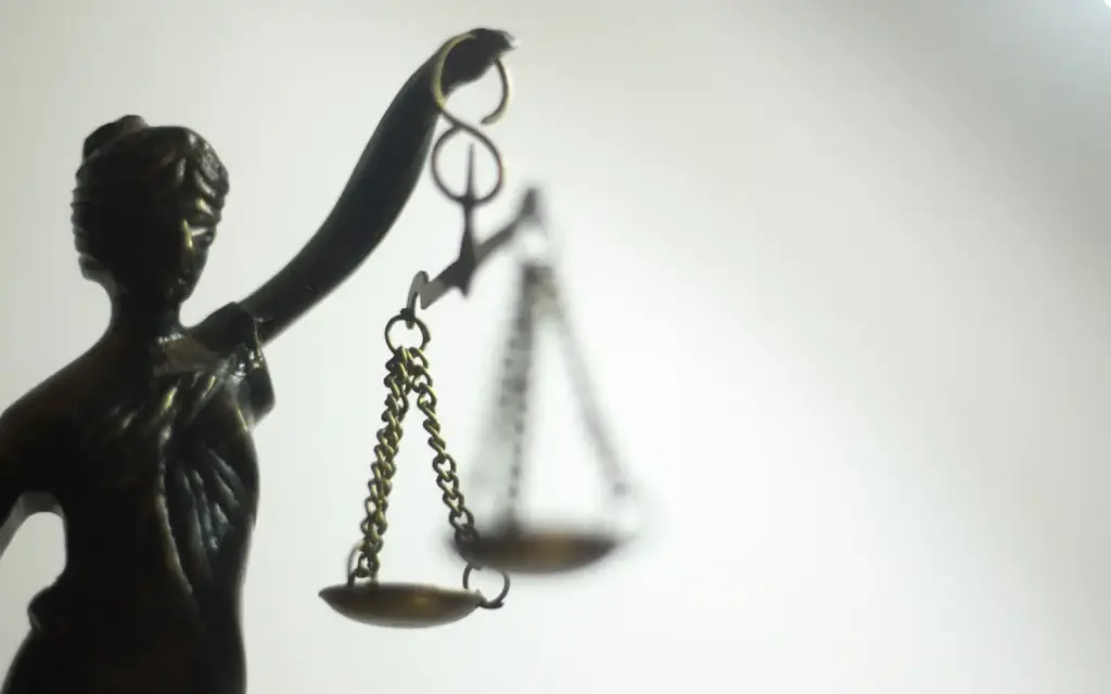 Lady justice holding scales